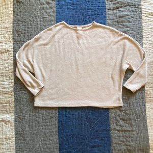 Size S H&M Silk Knomit Dolman Sweater Lightweight